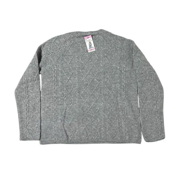 Vince Camuto Women's Cable Sweater Light Heather Grey Size Small - Picture 10 of 10